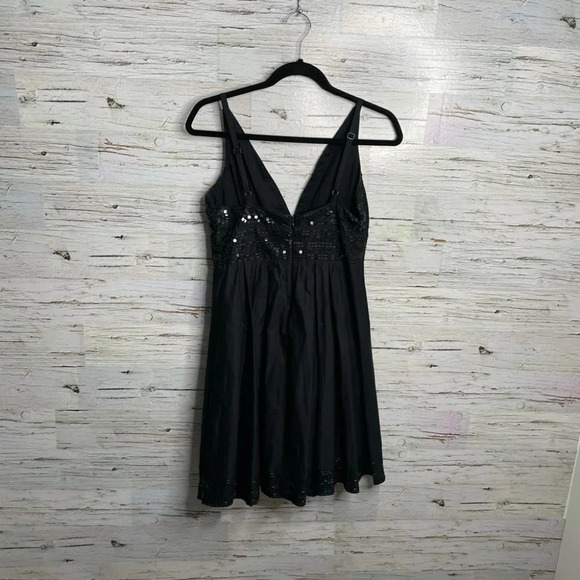 Guess black a line  dress sparkly size 5 - Picture 8 of 10